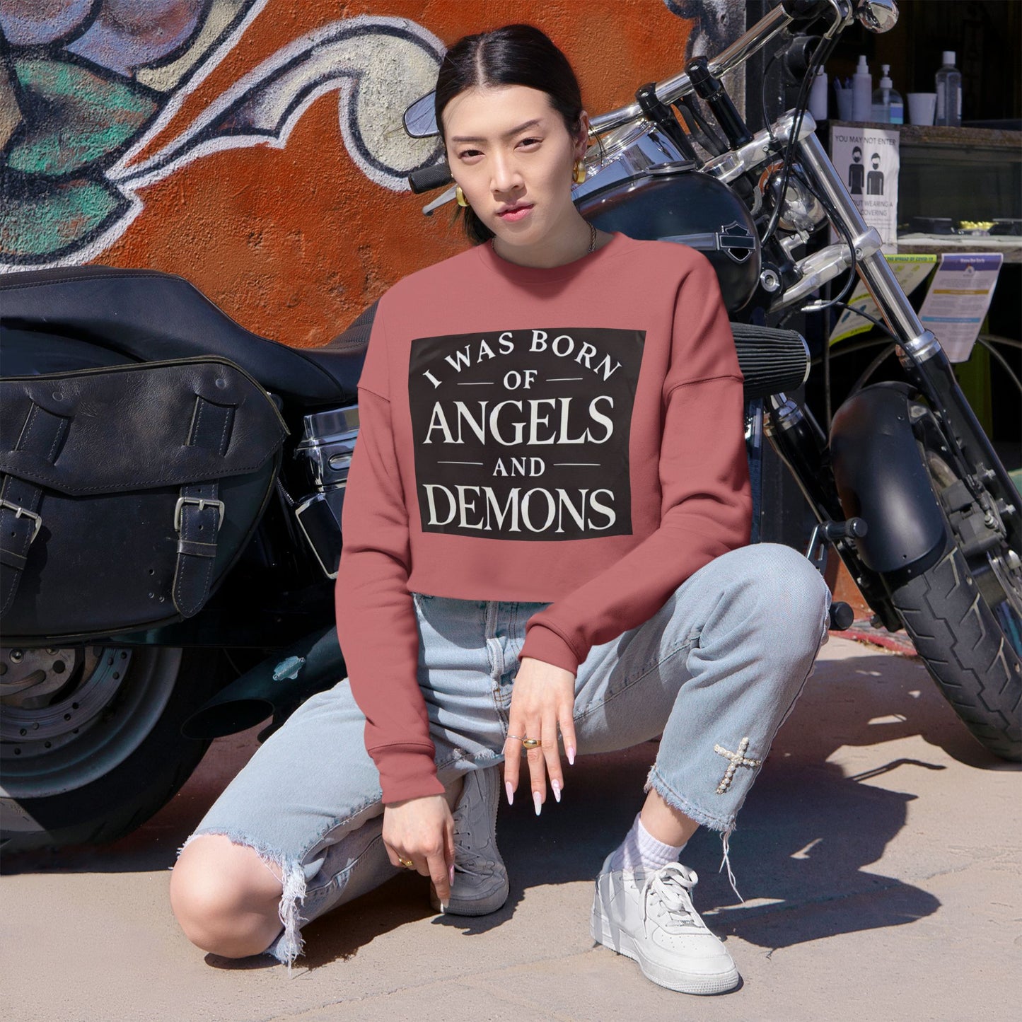 Women's Cropped Sweatshirt