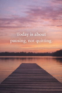 Pausing Is Not Quitting: What Silence Taught Me