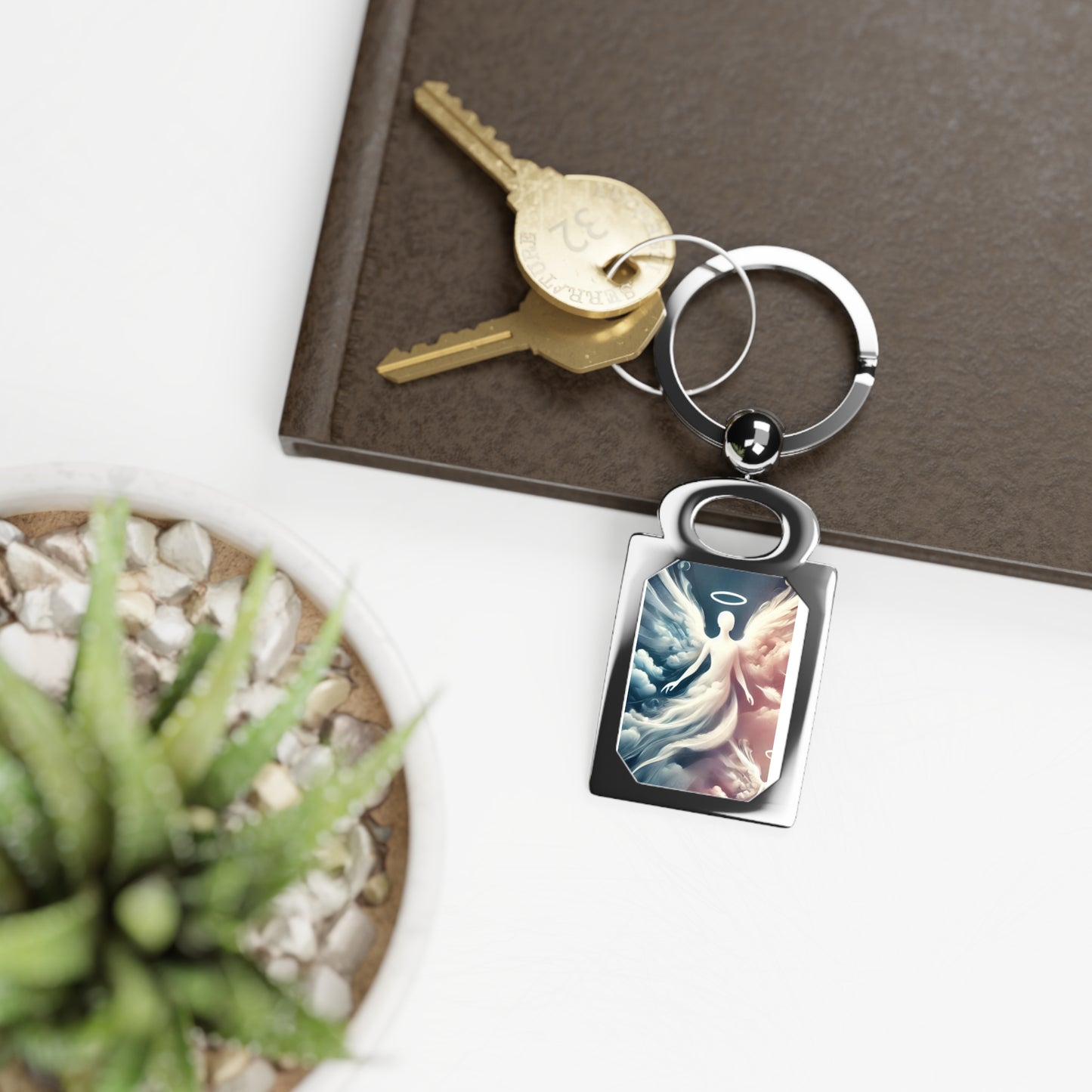 Rectangle Photo Keyring