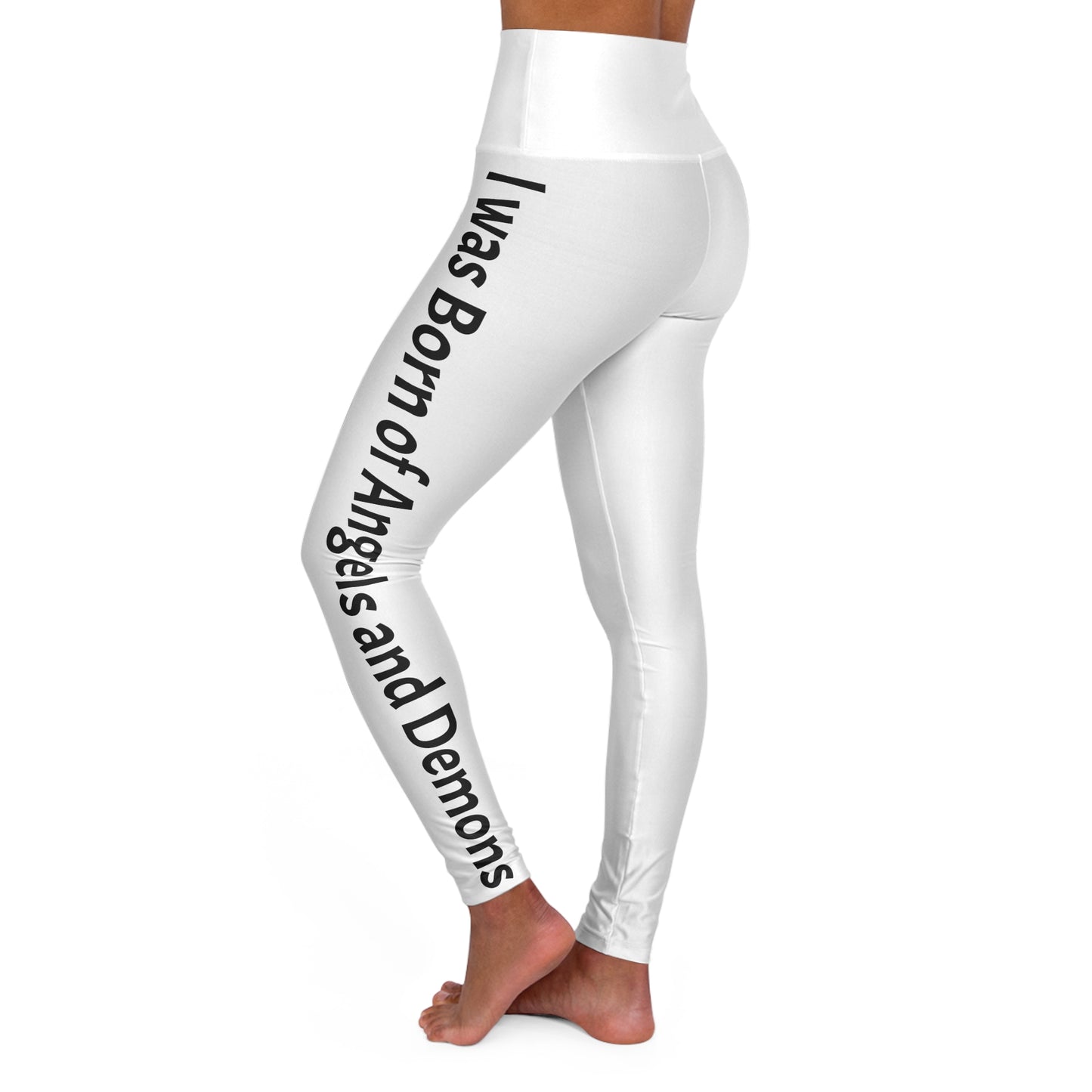 High Waisted Yoga Leggings (AOP)